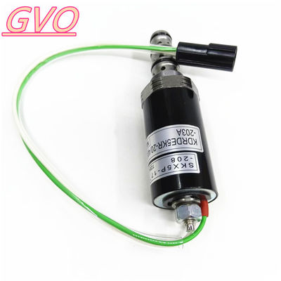 KDRDE5KR-20 40C07-203A วาล์วโซเลนอยด์สําหรับ Kobelco SK60-3 SK200-2