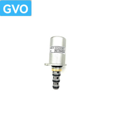 KWE5K-50/G24DB50 วาล์วโซลินอยด์ล็อคนิรภัยปั๊มไฮดรอลิกสำหรับรถขุด เหมาะสำหรับ SK200-8 SK170-8 SK210-8
