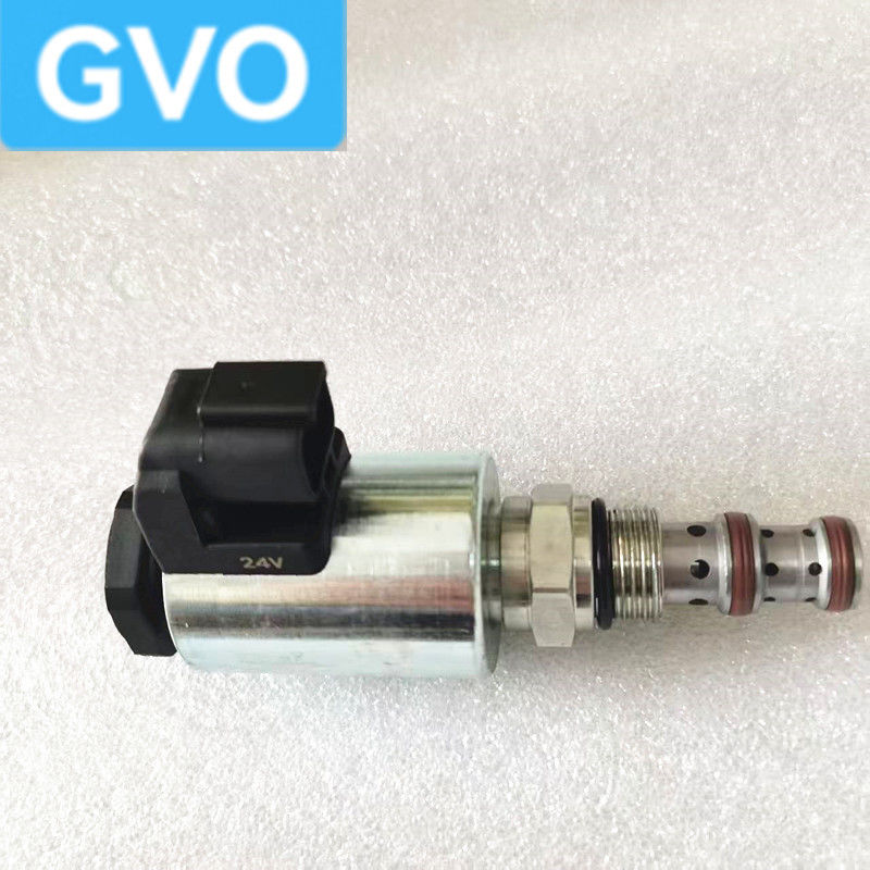 XCMG200 XE60 75 80 150 215 230 2510510 อะไหล่เครื่องขุด เซ็นเซอร์ถังน้ํามัน เซ็นเซอร์ซอลีนอยด์แวลล์ Excavator Pilot Safety Lock Rotary Solenoid Valve Coil Spoolcoil โซลีนอยด์แวลล์คอร์
